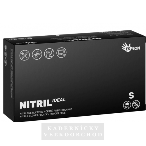 Rukavice Espeon Nitril Ideal Black vel.M